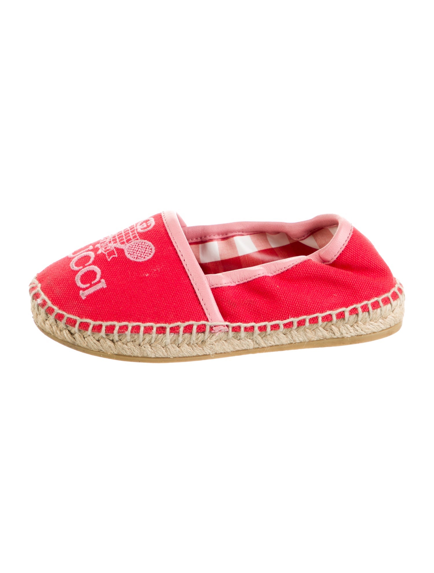 Gucci Kids' Embroidered Espadrilles