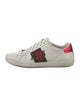 Gucci Web Accent Leather Sneakers