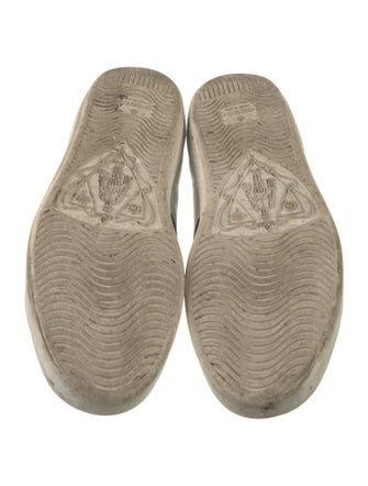 Gucci Web Accent Leather Sneakers