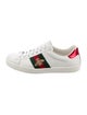 Gucci Web Accent Leather Sneakers