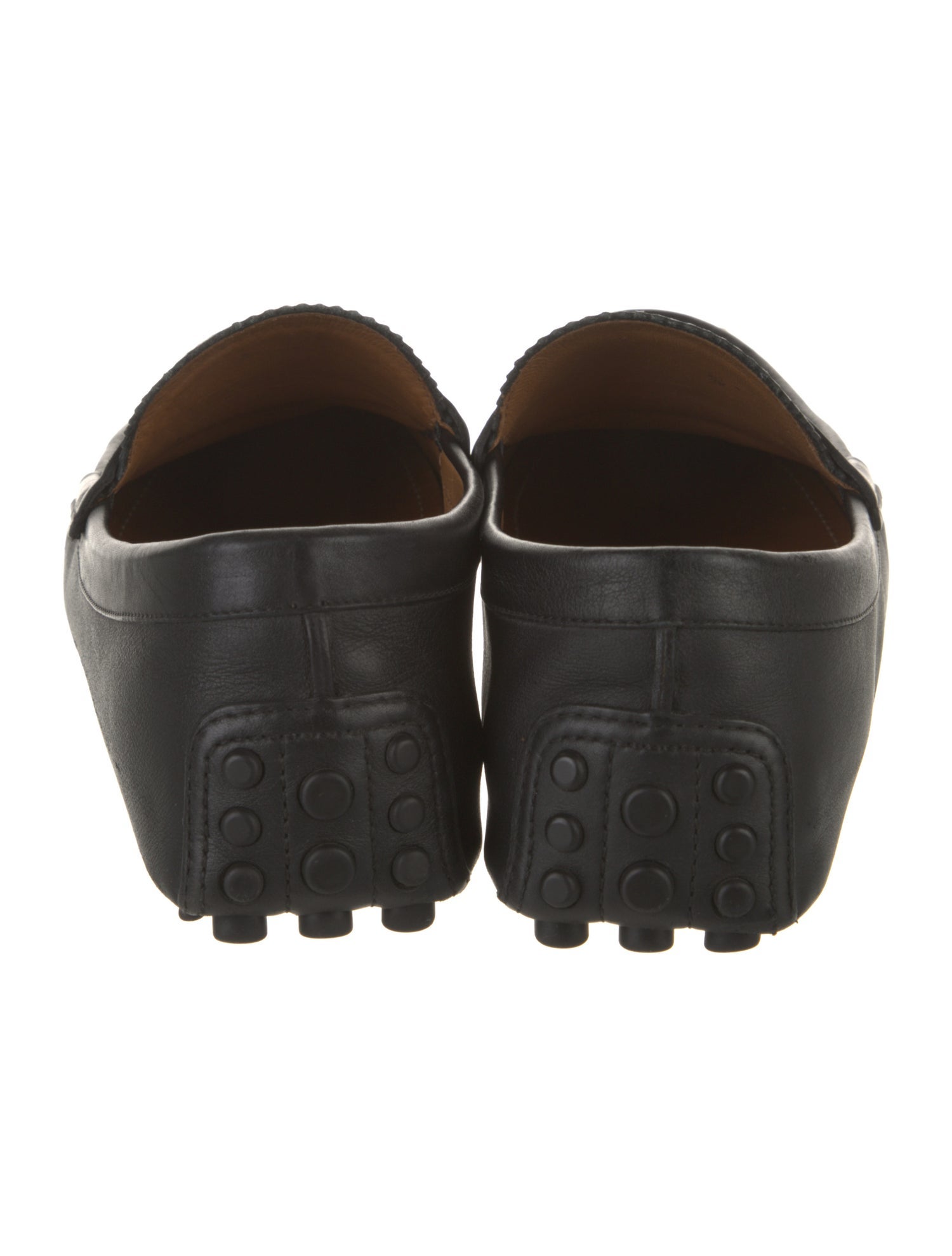 Gucci Diamante Print Leather Drivers