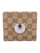 Gucci GG Canvas Canvas Compact Wallet