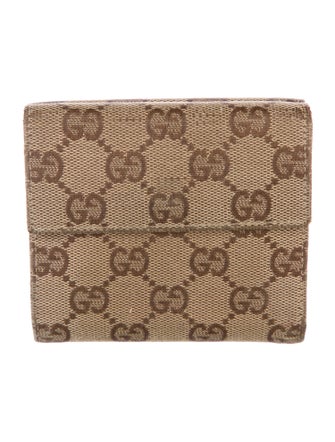 Gucci GG Canvas Canvas Compact Wallet
