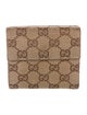 Gucci GG Canvas Canvas Compact Wallet