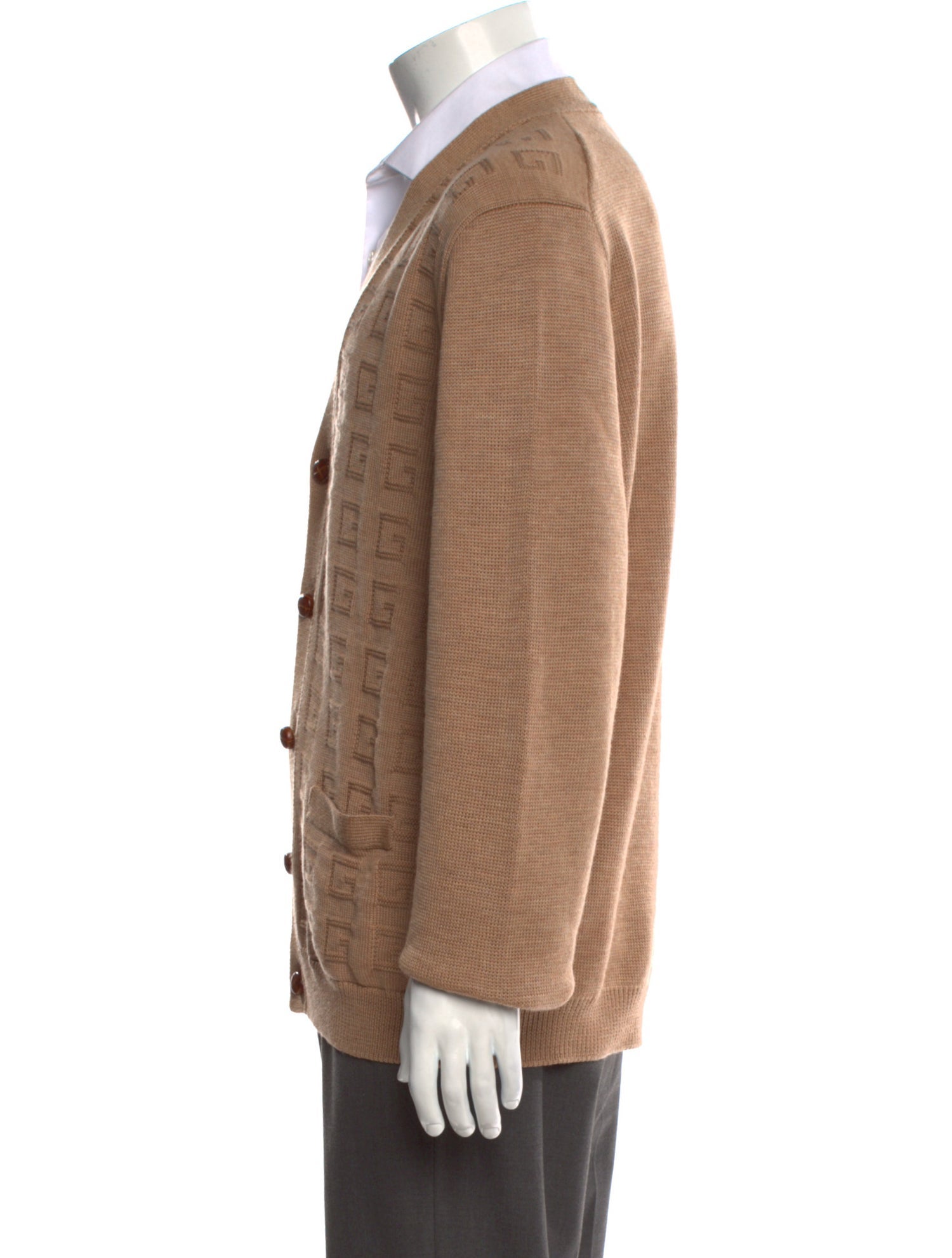 Gucci GG Logo Wool Cardigan