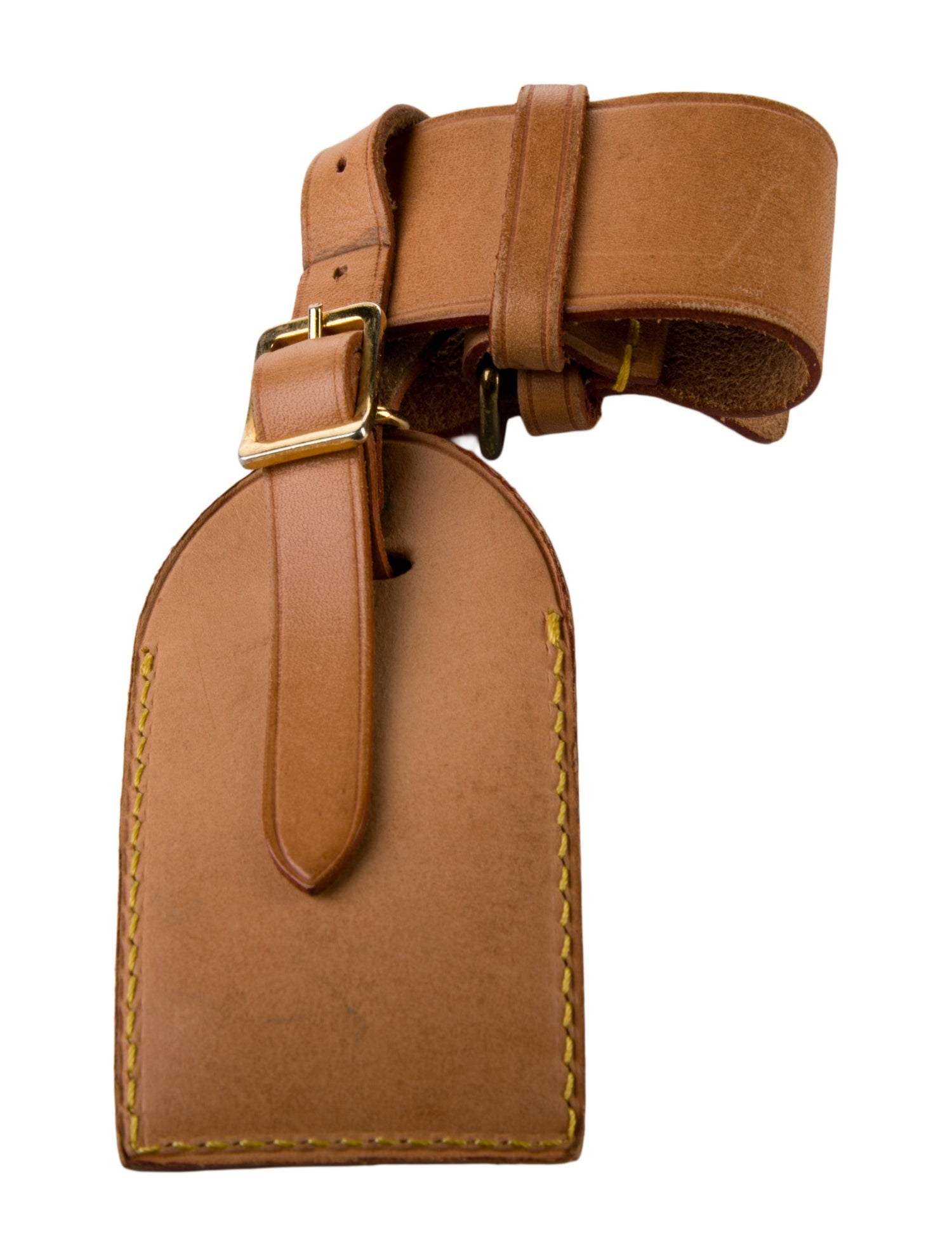 Louis Vuitton Louis Vuitton Leather Luggage Tag