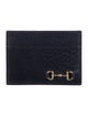 Gucci 1955 Horsebit Accent Calfskin Card Holder