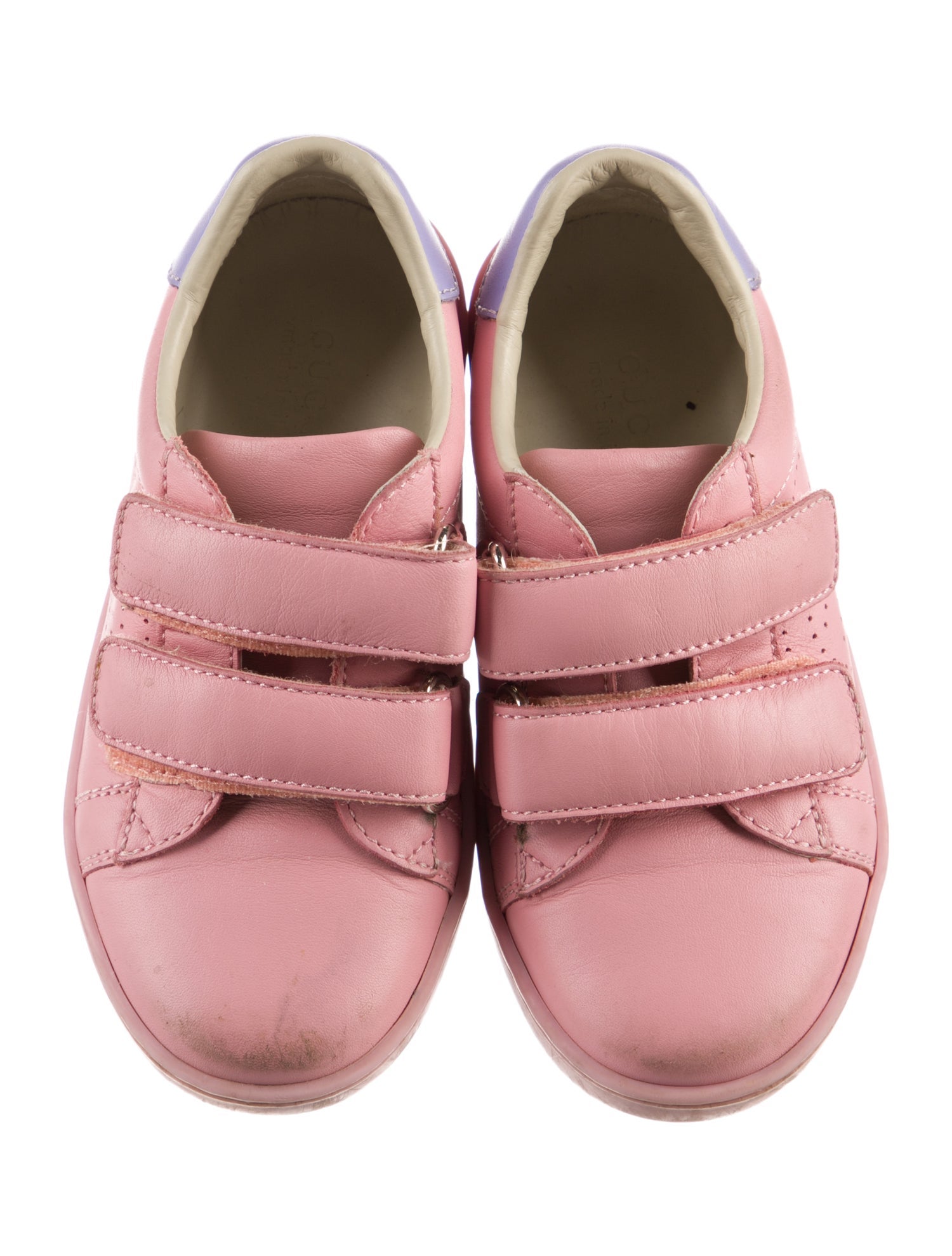 Gucci Girls pink low-top sneakers