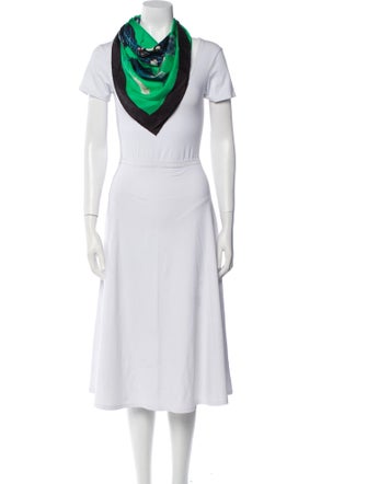 Gucci Silk Blooms Print Scarf