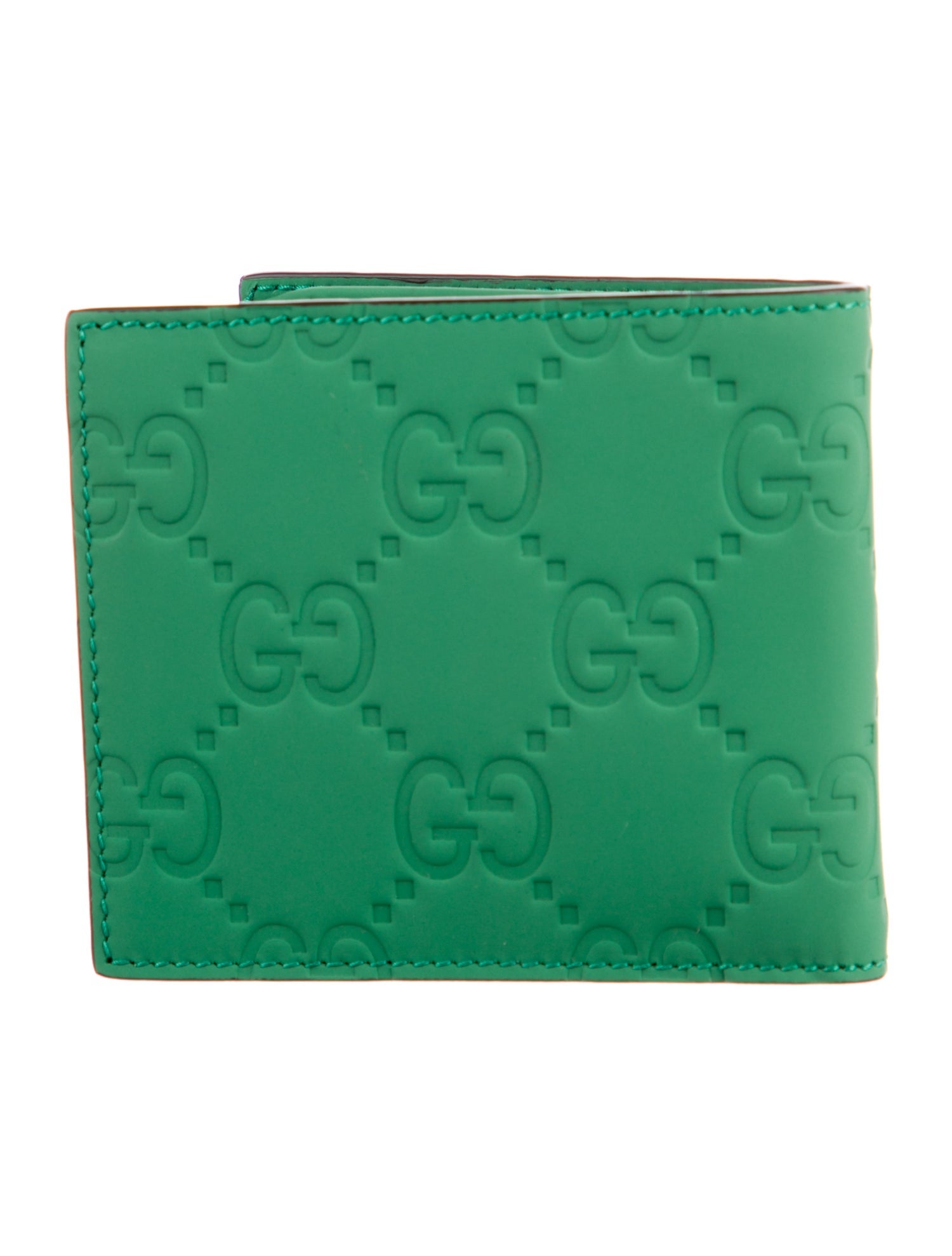 Gucci GG Signature Leather Bifold Wallet w/ Tags