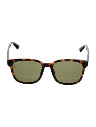 Gucci Running GG Logo Wayfarer Sunglasses