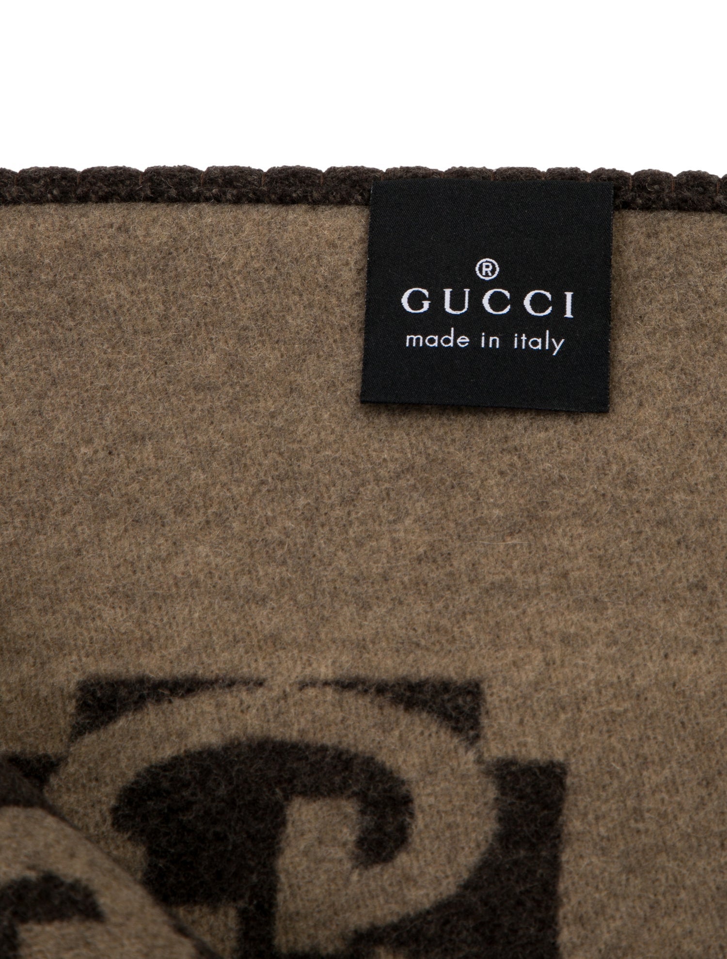 Gucci GG Supreme Throw Blanket w/ Tags