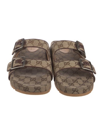 Gucci GG Canvas Canvas Sandals