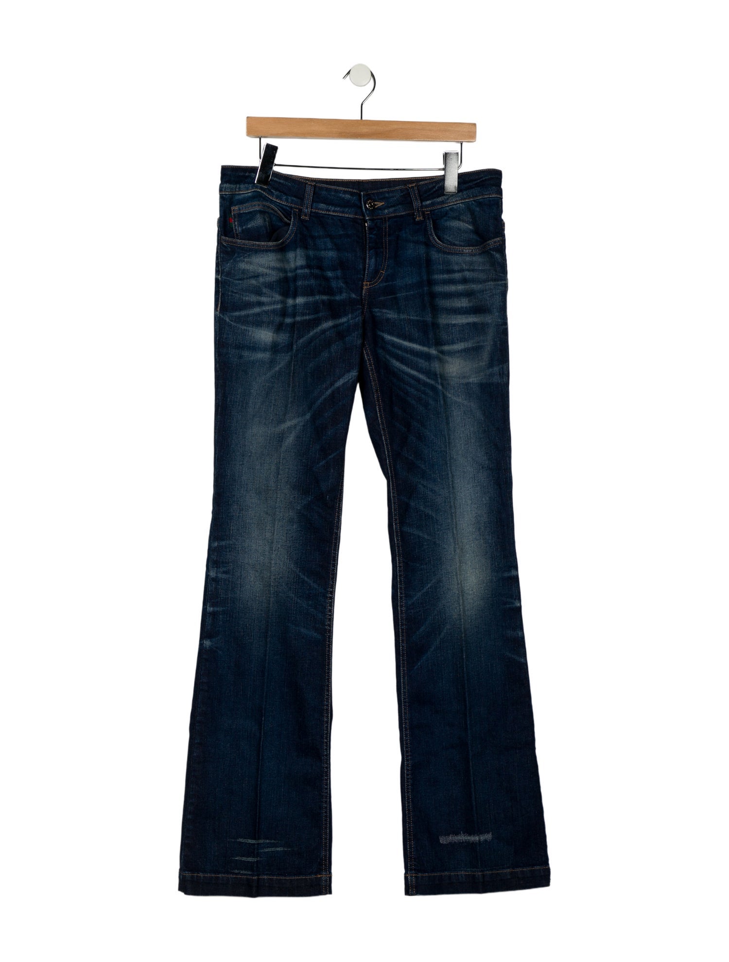 Gucci Mid-Rise Wide Leg Jeans w/ Tags