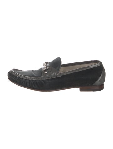 Gucci Loafers Vintage Horsebit Accent Dress 9