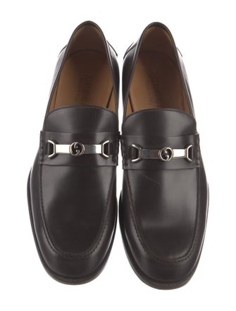 Gucci Interlocking G Horsebit Leather Loafers