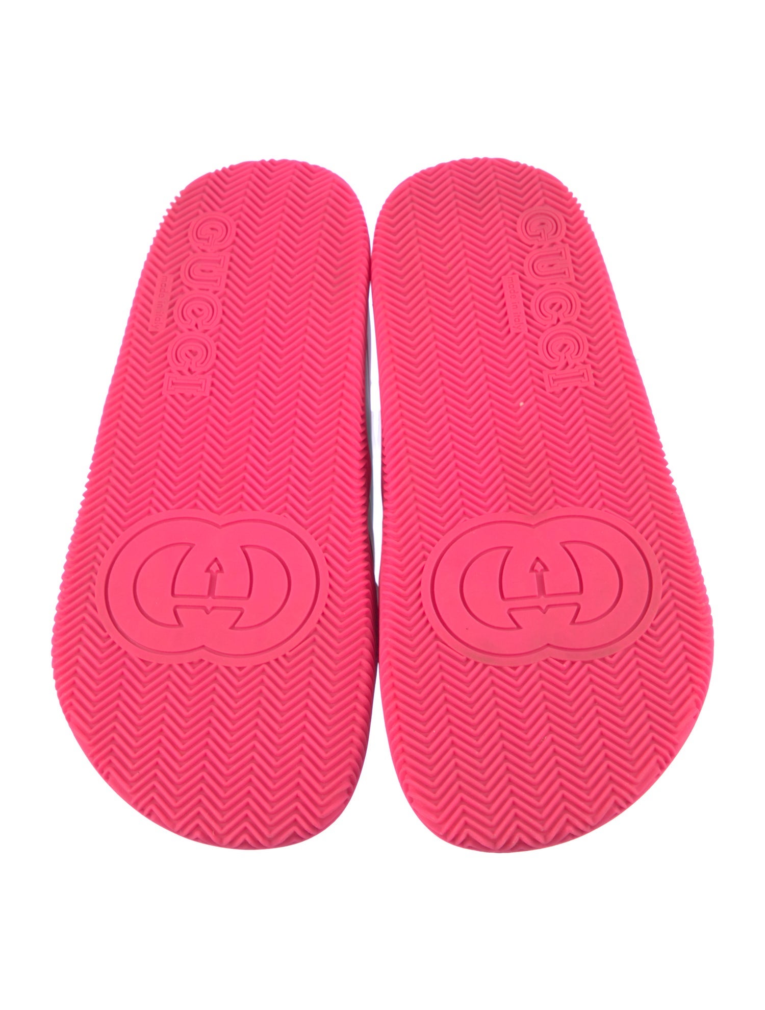 Gucci Web Accent Rubber Slides