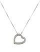 Gucci 18K Diamond Heart Pendant Necklace