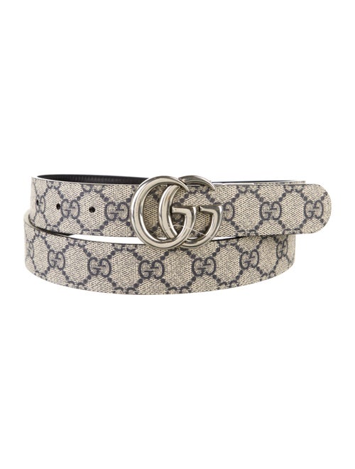Gucci GG MARMONT REVERSIBLE BELT GG Supreme Belt Kit