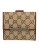 Gucci GG Canvas Canvas Compact Wallet