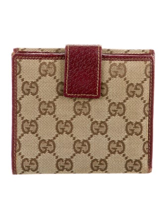 Gucci GG Canvas Canvas Compact Wallet