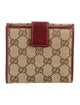 Gucci GG Canvas Canvas Compact Wallet
