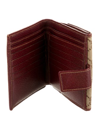 Gucci GG Canvas Canvas Compact Wallet