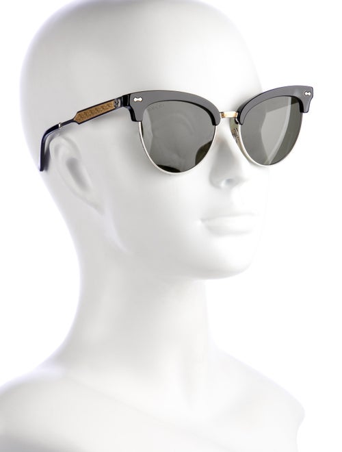 Gucci Interlocking G Logo Wayfarer Sunglasses