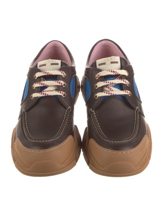 Gucci Leather Chunky Sneakers