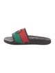 Gucci Web Accent Rubber Slides