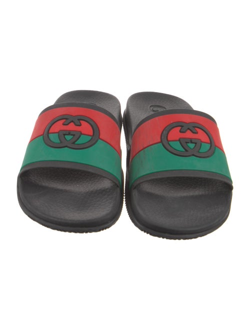 Gucci Web Accent Rubber Slides