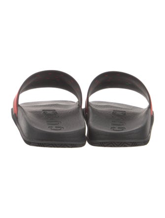 Gucci Web Accent Rubber Slides