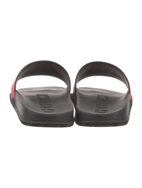 Gucci Web Accent Rubber Slides
