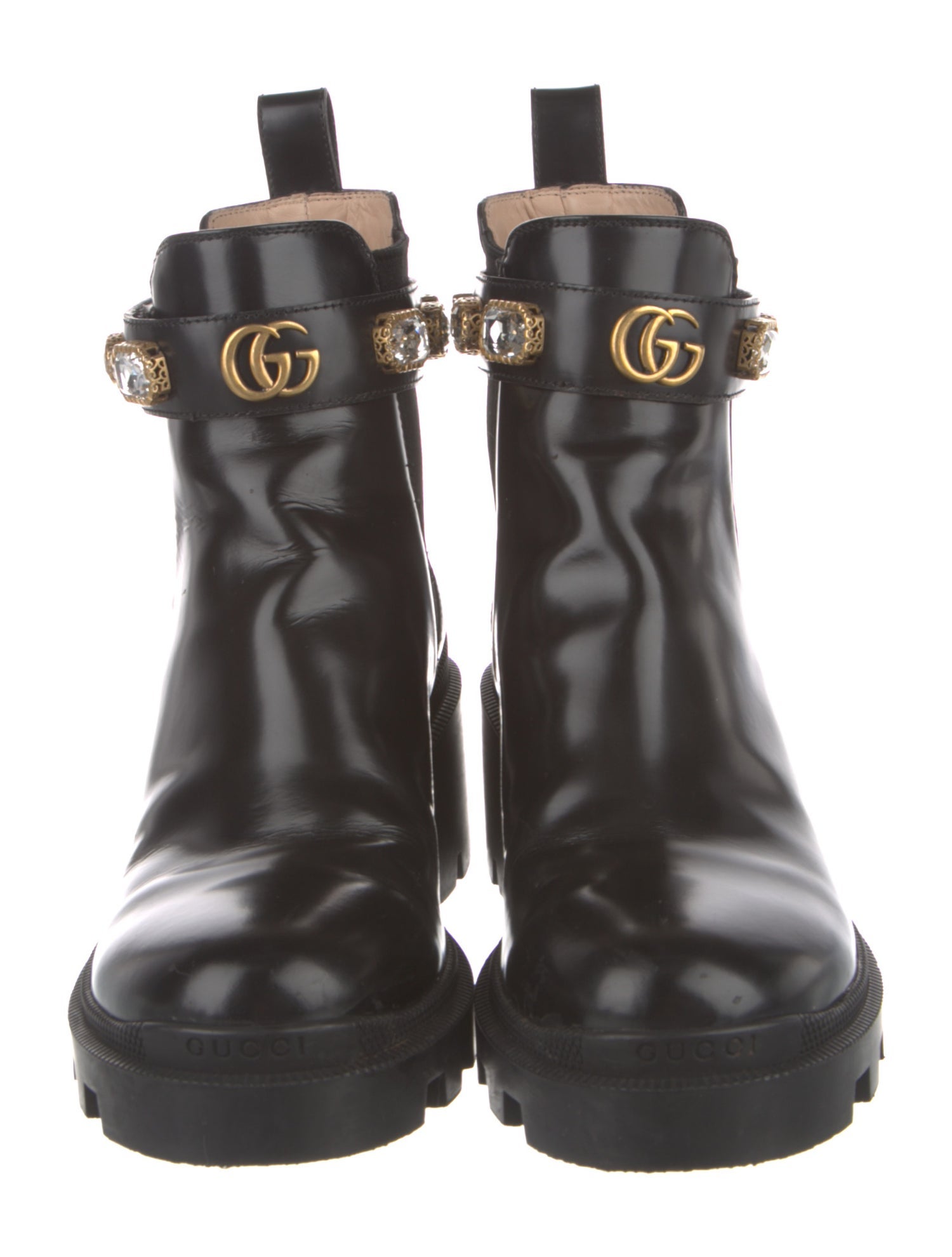 Gucci Leather Chelsea Boots