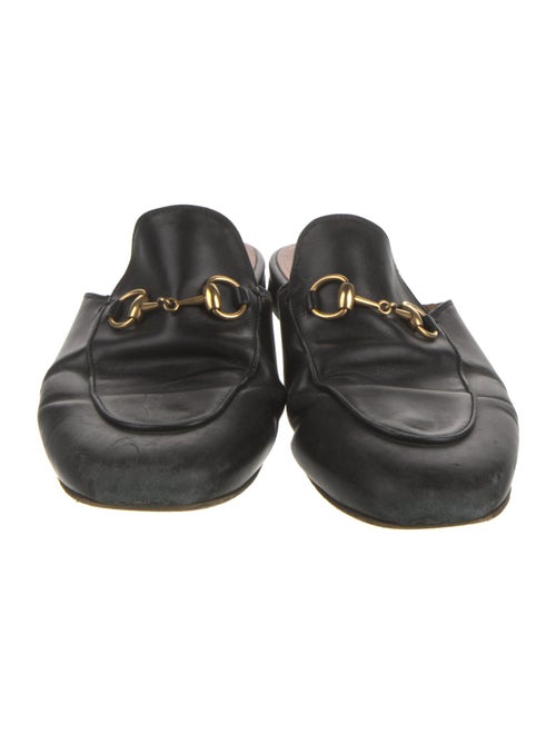 Gucci Horsebit Accent Leather Mules