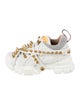 Gucci Leather Mesh Accents Chunky Sneakers