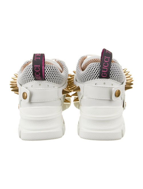 Gucci Leather Mesh Accents Chunky Sneakers