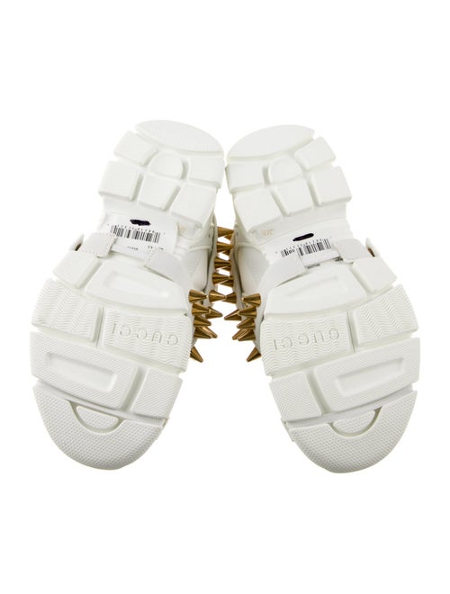 Gucci Leather Mesh Accents Chunky Sneakers