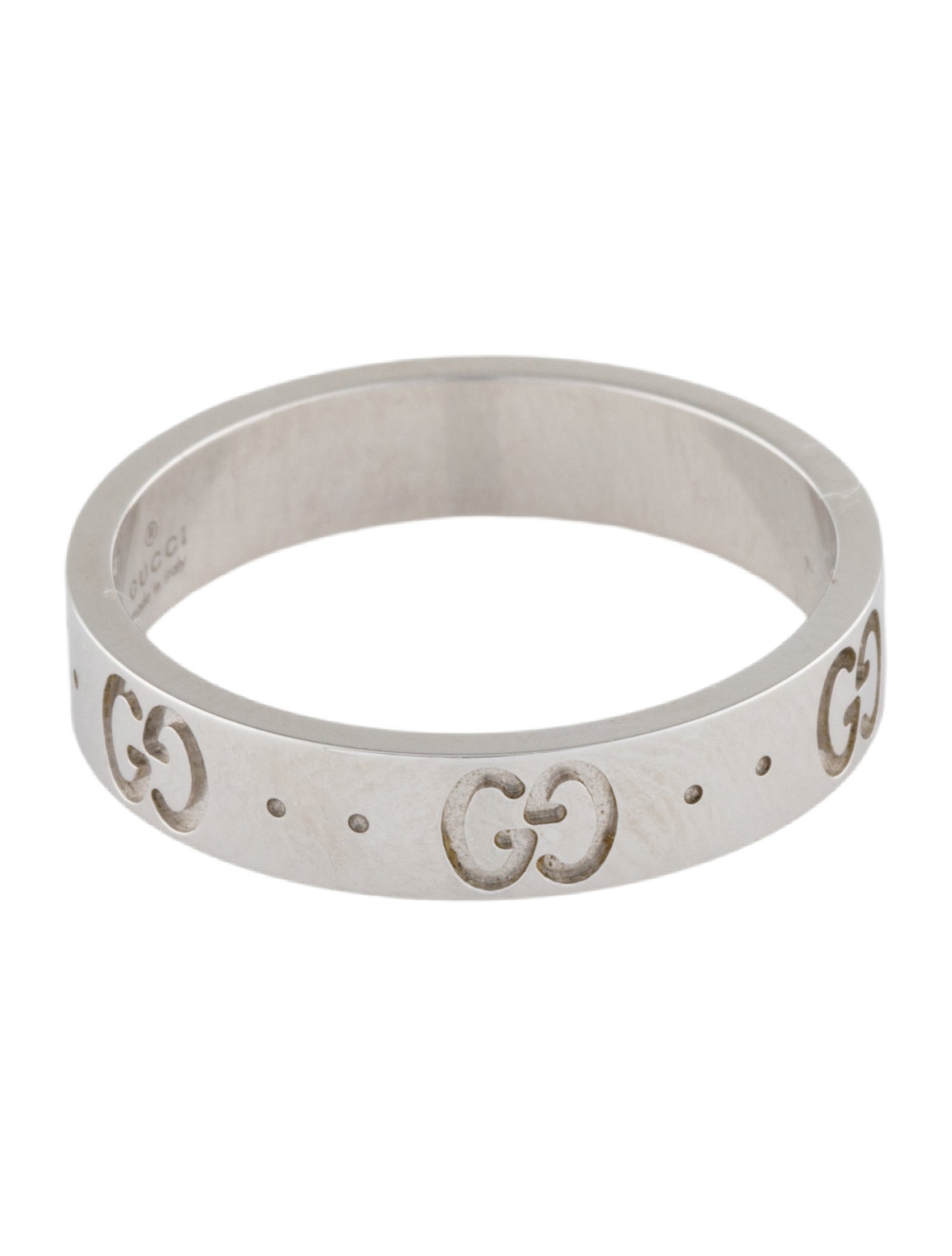 Gucci 18K Thin Icon Band