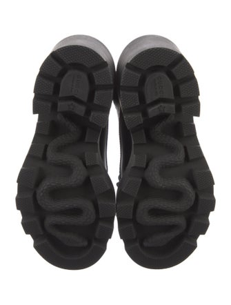 Gucci Printed Lace-Up Boots