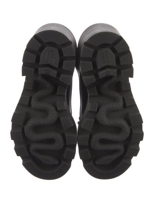 Gucci Printed Lace-Up Boots