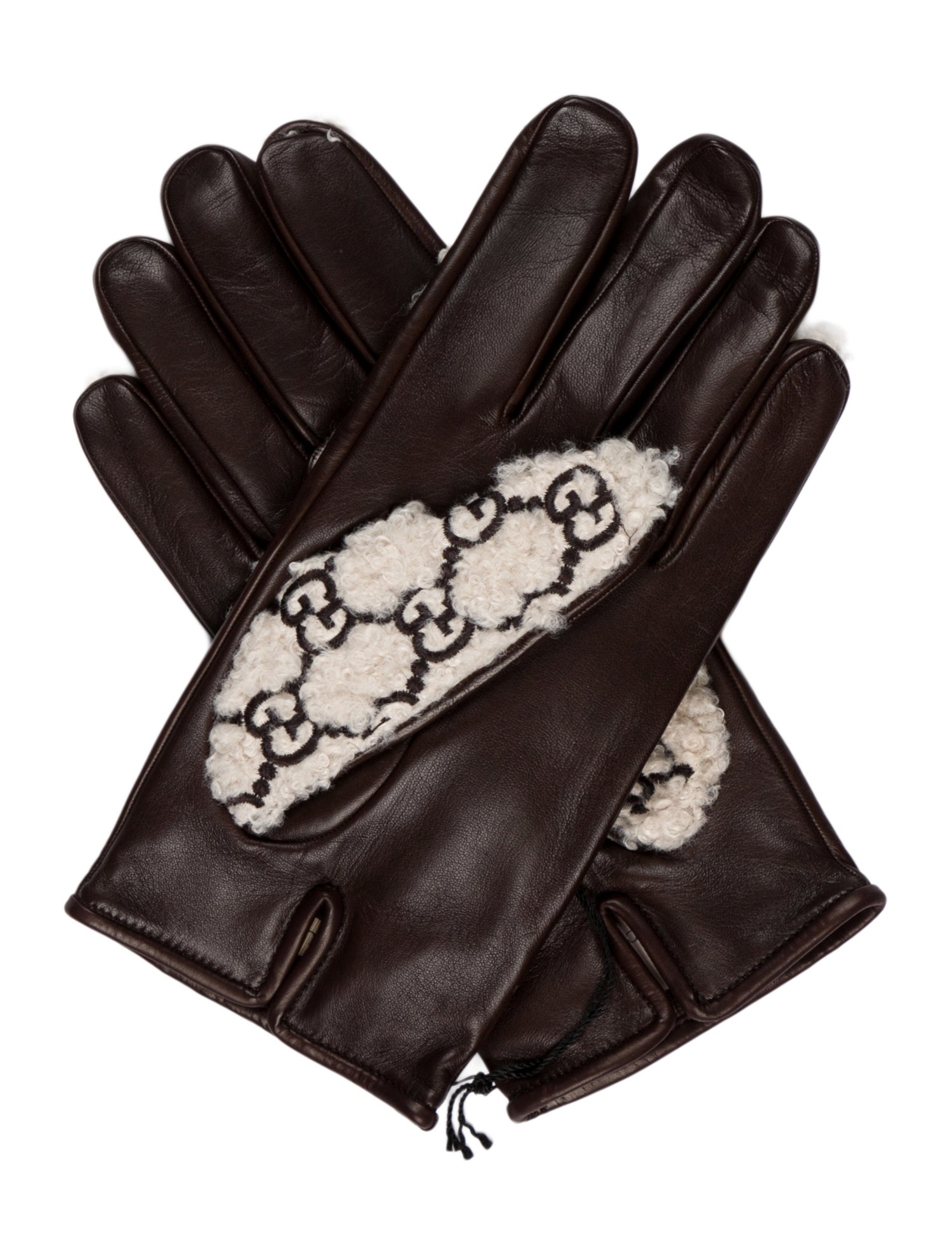 Gucci GG Leather Gloves