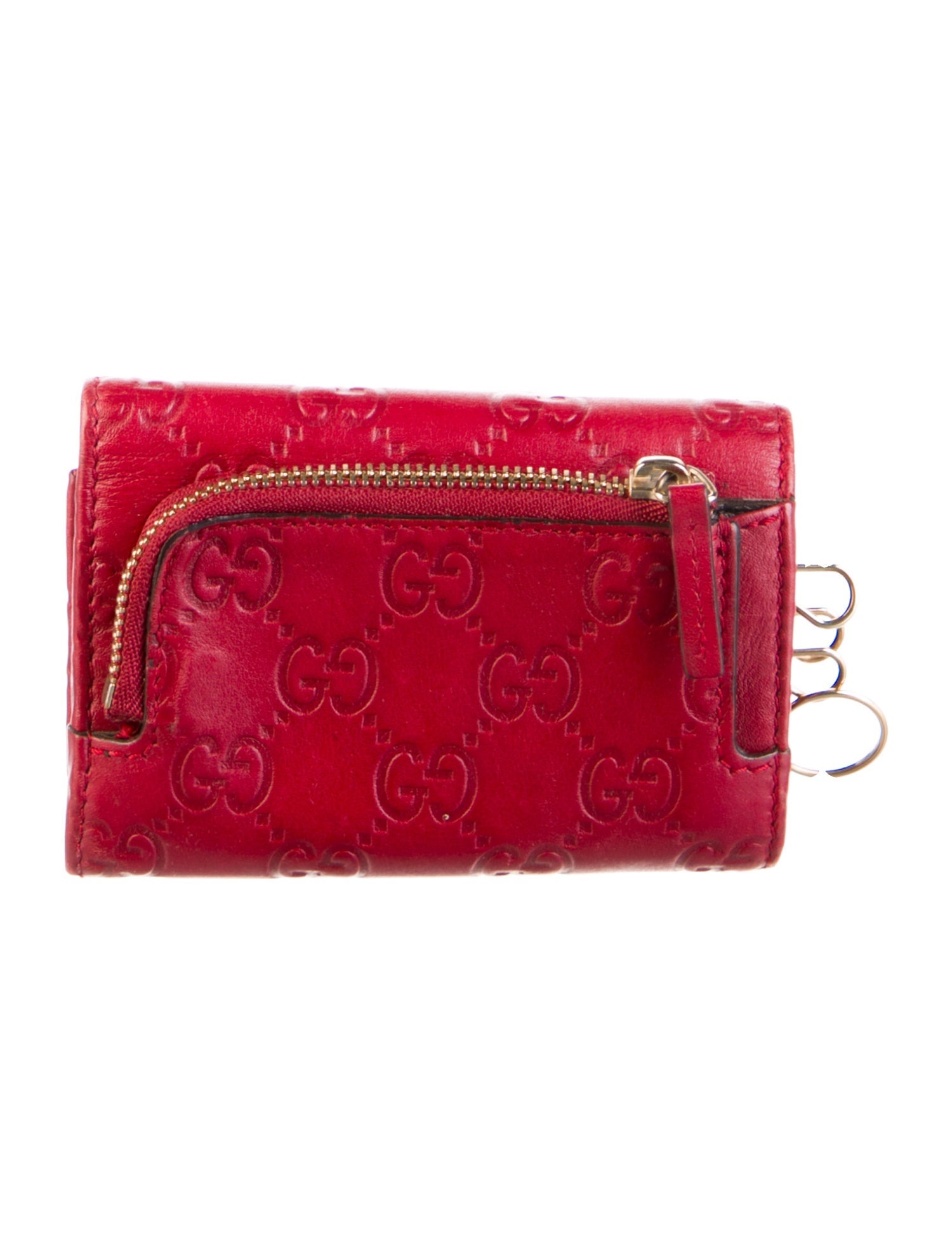 Gucci Heart Compact Interlocking G Logo Compact Wallet