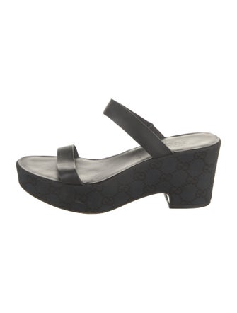 Gucci Leather Slides