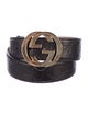 Gucci Interlocking G Logo Leather Belt