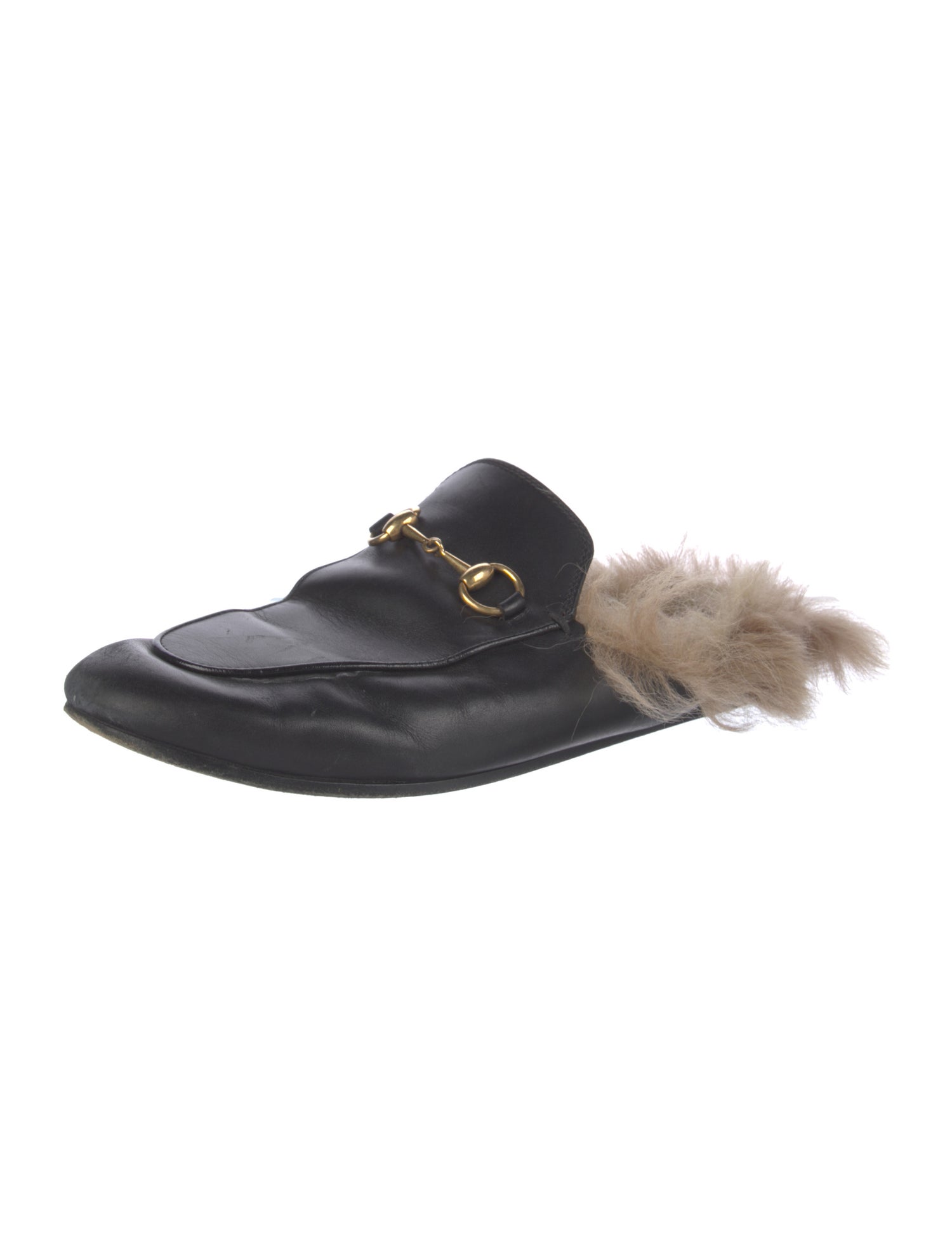 Gucci Princetown Horsebit Accent Mules