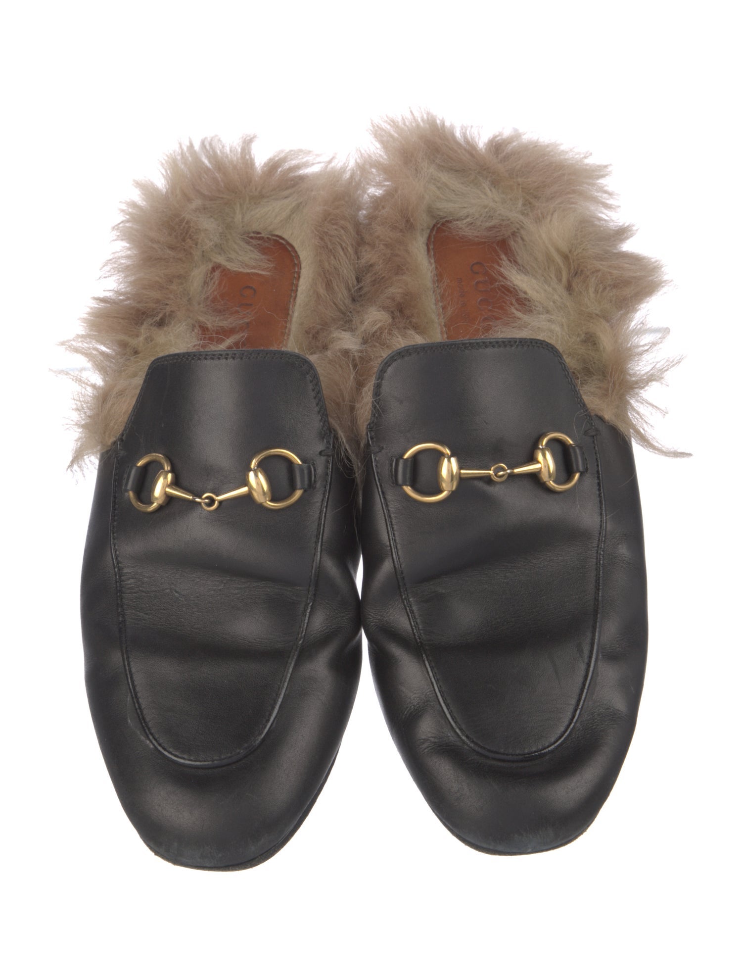 Gucci Princetown Horsebit Accent Mules
