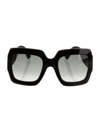 Gucci Double G Logo Oversize Sunglasses
