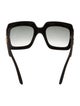 Gucci Double G Logo Oversize Sunglasses