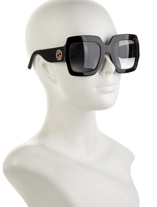 Gucci Double G Logo Oversize Sunglasses
